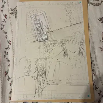 뱀파이어 기사 원화전 한정판 이치죠 타쿠마 & 히오리 직필 원고 초안