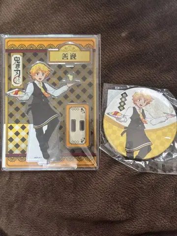 귀멸의 칼날 아가츠마 젠이츠 스위츠 파라다이스 아크릴 스탠드 캔뱃지