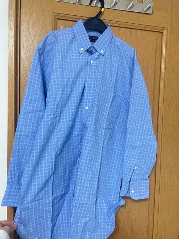 dunhill 체크 무늬 긴팔 셔츠 100% 코튼