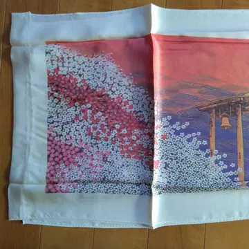 실크 스카프 단풍 풍경