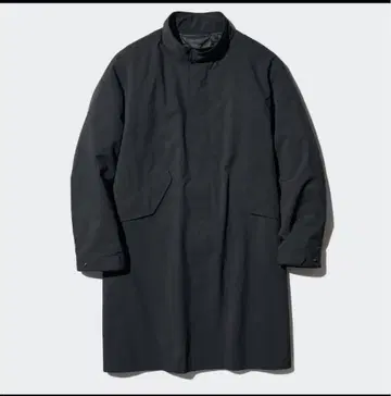 [ S ] 유니클로 윈드프루프 2WAY 코트 발수 코트 블랙