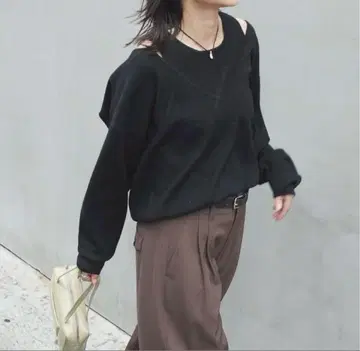 저널 스탠다드 니트 블랙