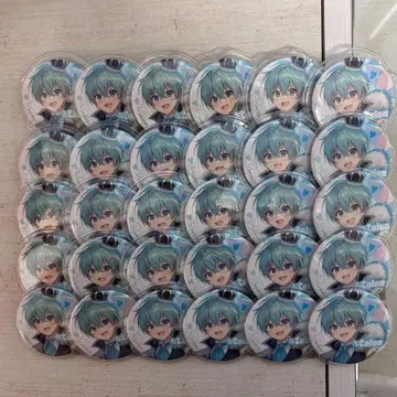 스토푸리 코론군 캔뱃지 화이트 왕자 등신 30개 묶음 판매