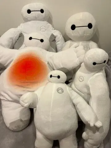 베이맥스 봉제 인형 5점 묶음 판매