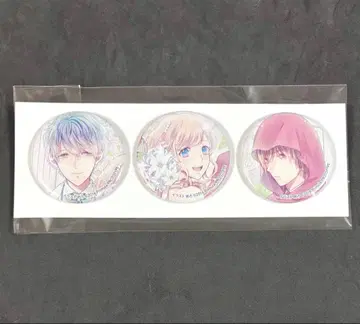 다이쇼 x 대칭 앨리스 캔뱃지 3개 세트 앨리스 빨간 망토 아리스 유리화