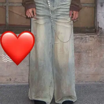 JCAESAR DENIMS baggy jeans 와이드 데님 팬츠 XS