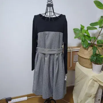 원피스 허리 리본 4L