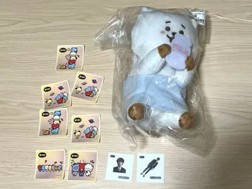 BTS JIN 진 RJ BT21 스티커 씰 봉제 인형