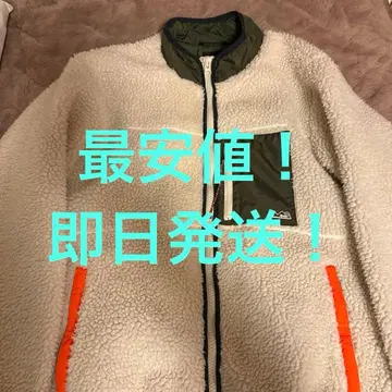 ZARA 플리스 자켓 L 화이트 올리브