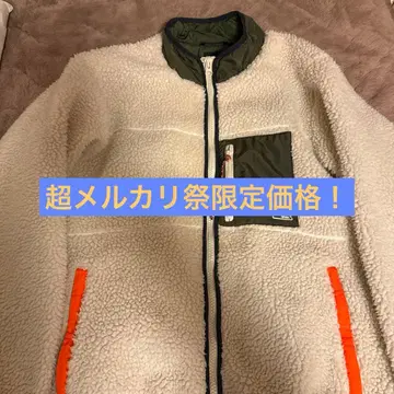 ZARA 플리스 자켓 L 화이트 올리브