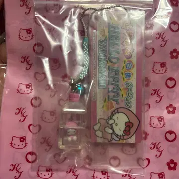 [레어] 지역 한정 키티 스트랩 야마나시 한정판 화이트 복숭아