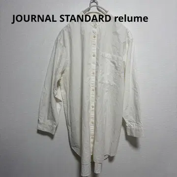 저널 스탠다드 레리움 화이트 셔츠 루즈핏 빅