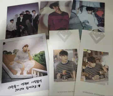세븐틴 민규 폴라로이드 북마커