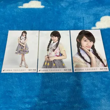 노기자카46 브로마이드 컴프 사쿠라이 레이카 태어난 그대로