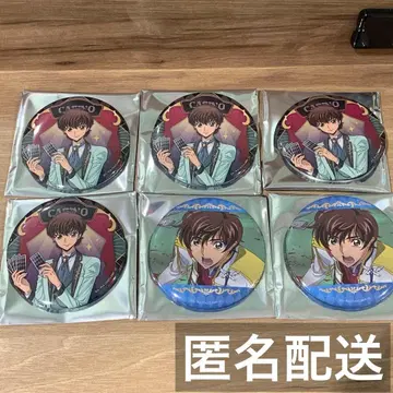 코드기어스 럭키 캔뱃지 스자크 x 6