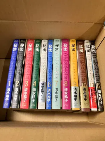 비밀 탑 시크릿 전 12권 세트 시미즈 레이코