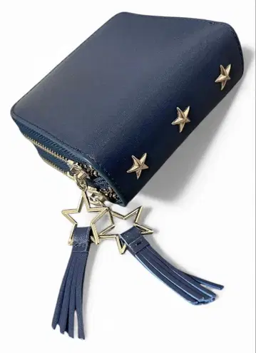 Lapuis 네이비 코인 케이스 별 모양 참 포함