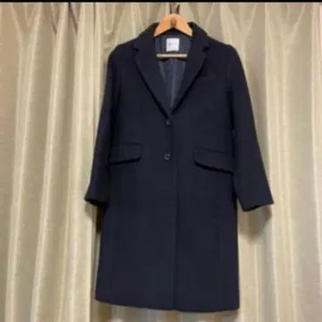 네이비 체스터 코트