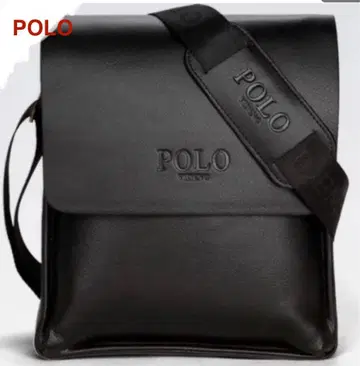 POLO VIDENG 숄더백 블랙 세로형 고급 다기능