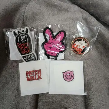 LiSA PATCH WALK 가챠 5 핀 배지 와펜 배지