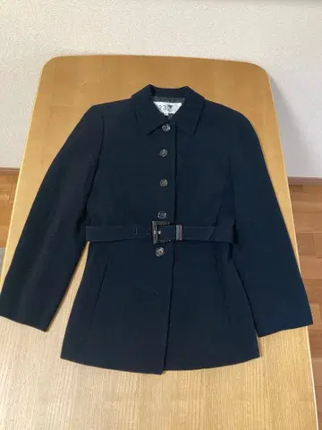 여성용 23구 온워드 블랙 벨트 포함 자켓 32 사이즈 S 사이즈