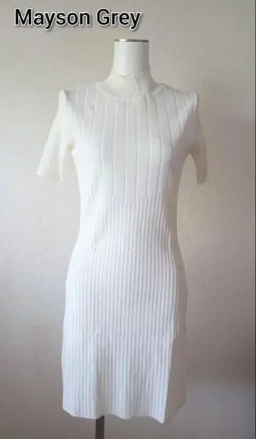 Mayson Grey 니트 원피스 화이트 M 사이즈