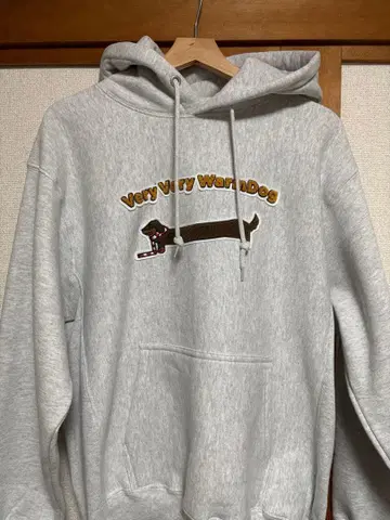 스시라멘 Very Very WarmDog 후드티 그레이