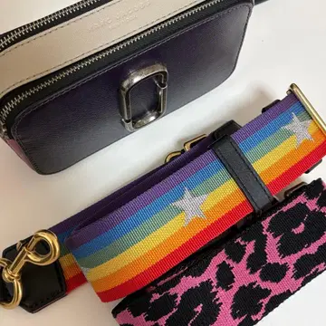 마크제이콥스 스냅샷 레인보우 컬러 제브라 패턴 시마우마 패턴