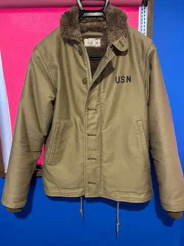 HOUSTON INC U.S.N. N-1 덱 자켓 사이즈 38