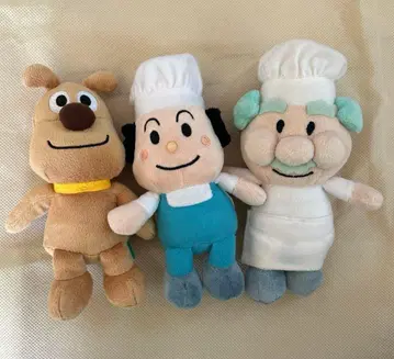 호빵맨 봉제 인형 치즈 바타코 씨 잼 아저씨