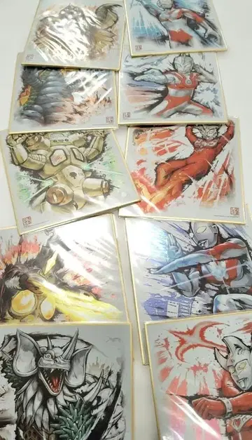 울트라맨 색지 세트 미개봉