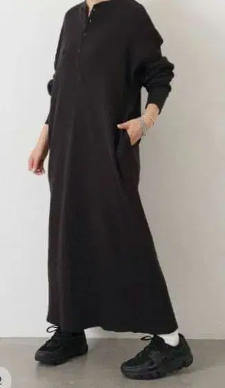 journal standard luxe 와플 헨리넥 원피스