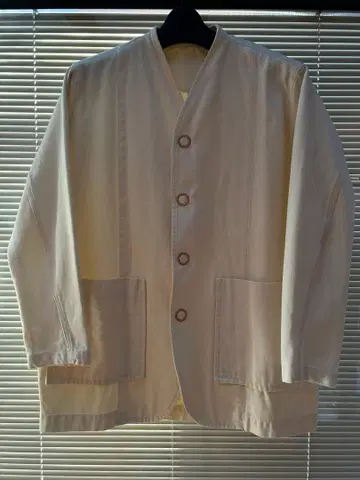 FIRMUM 아이보리 노카라 자켓 XS