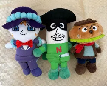 호빵맨 봉제 인형 햄버거 키드 시라타마 씨 나가네기맨