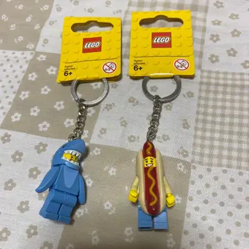 LEGO 키링 핫도그와 상어