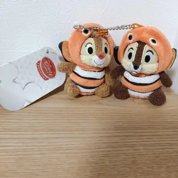 택 포함 새상품 레어 디즈니 칩과 데일 봉제 인형 (니모)