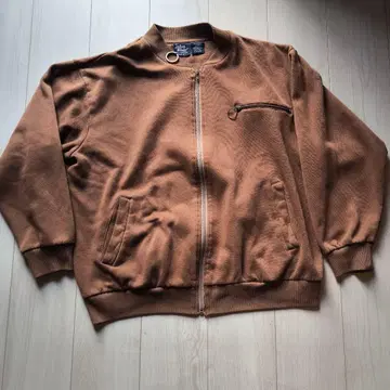 John Blair 더비 자켓 브라운 XL 80s C&C 지퍼