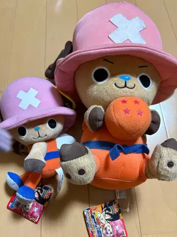 드래곤볼 ONE PIECE 초파 봉제 인형