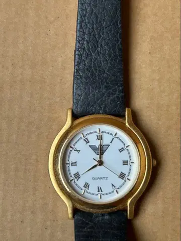 쿼츠 손목시계 화이트 다이얼 앤티크