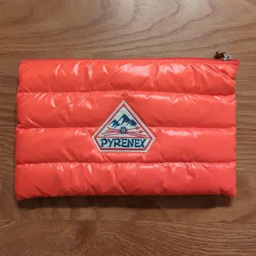 PYRENEX 퀼팅 파우치 오렌지
