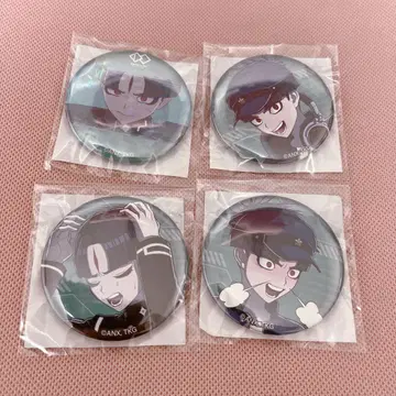 핸드라 코토부키야 복권 캔뱃지 마루코 라쿠 세트