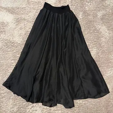 플레어 스커트 블랙 사이즈 38