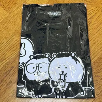 야미킨 우시지마 군 20주년 기념 원화전 나가노의 곰 티셔츠 블랙 검정