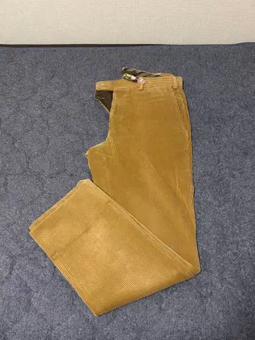 VIGANO 코듀로이 팬츠 슬랙스 카멜 46