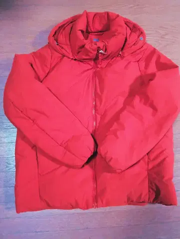 유니클로 하이브리드 다운 후드 부착 자켓 L