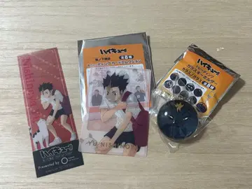 하이큐 사카노시타 상점 트레이딩 카드 & 유리 키링 니시노야 유우