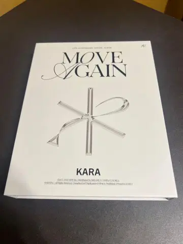 [ 새상품 ] KARA MOVE AGAIN CD 한정판