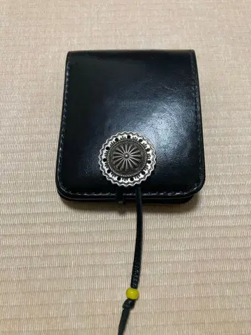 천연 가죽 접이식 지갑