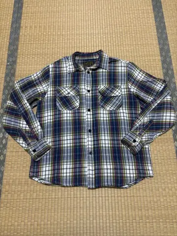 BLUE PORT 헤비 플란넬 셔츠 'Seaman's' XL