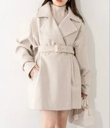 chico 미들 기장 오버코트